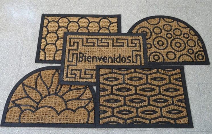 FELPUDO COCO CON GOMA RECTANGULAR O MEDIO CIRCULO 040 X 060 CM - (KNR-SK23/26) - Imagen 6