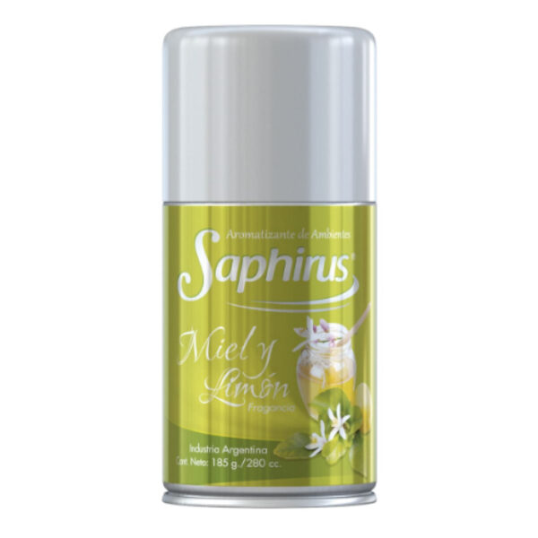 AEROSOL AROMATIZANTE FRAGANCIA MIEL Y LIMON 280 ML SAPHIRUS - (SPH-FA33)