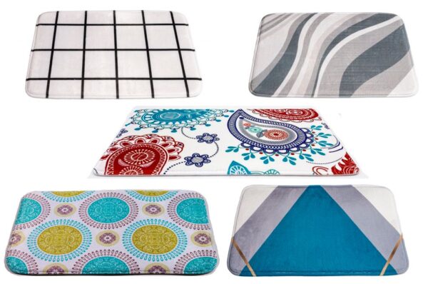ALFOMBRA BAÑO PIEL ESTAMPADA PREMIUM 40 X 60 CM BASE ANTIDESLIZANTE - (MIE-20815)