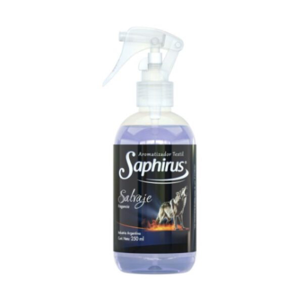 AROMATIZANTE TEXTIL FRAGANCIA SALVAJE 250 ML SAPHIRUS - (SPH-FT87)