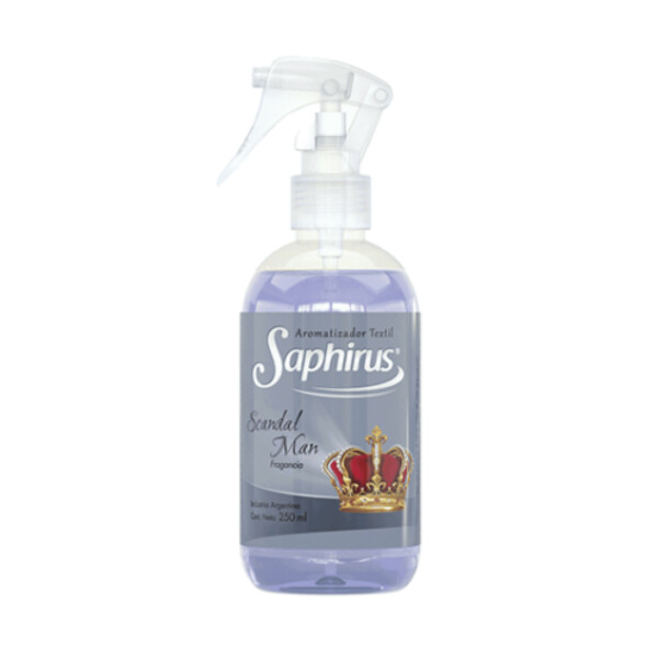 AROMATIZANTE TEXTIL FRAGANCIA SCANDAL MAN 250 ML SAPHIRUS - (SPH-FT90)
