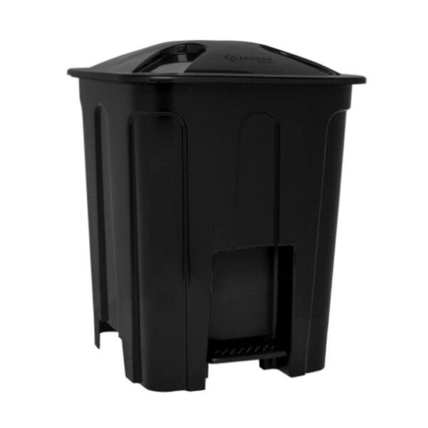 CESTO PLASTICO DE RESIDUO 15 LT CUADRADO TAPA PEDAL - (ECT-308616)
