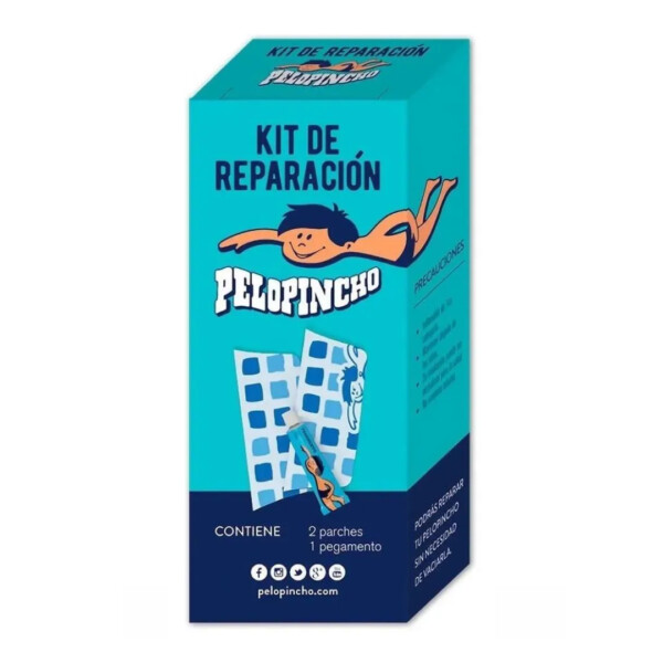 KIT DE REPARACION PELOPINCHO CONTIENE 2 PARCHES 1 PEGAMENTO - (SNE-KR001)