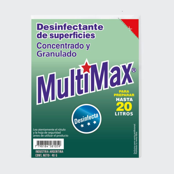 LAVANDINA EN POLVO X 40 GRAMOS RINDE 5 LITROS - CAJA X 40 UN - (MTX-1059)