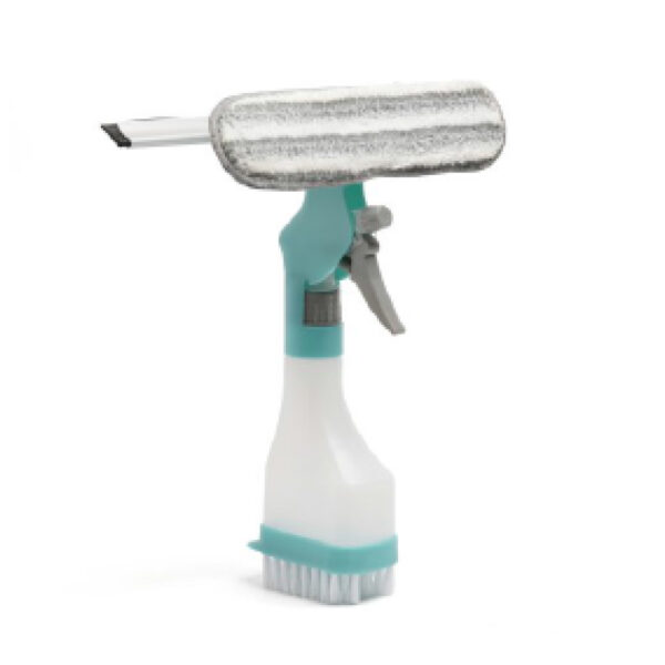 LIMPIAVIDRIOS CON PULVERIZADOR CEPILLO Y ALGODON - (KNR-24394)
