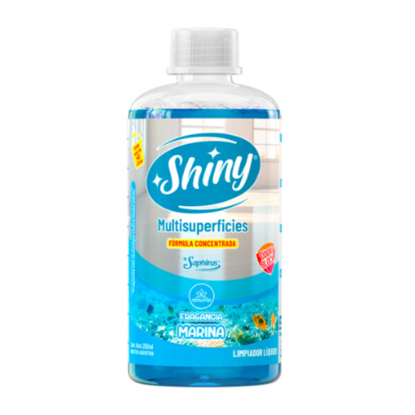 Limpiador liquido multisuperficies Shiny 250ml rinde 40 litros MARINA - (SPH-LL03)