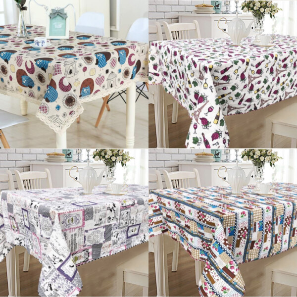 MANTEL DE TELA ESTAMPADO RUSTICO 1.45 X 2.00 M - (MIE-RUS2)
