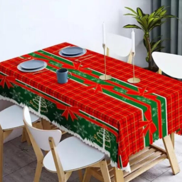 MANTEL TELA NAVIDEÑO 100% POLIESTER 1.50X2.00 - (MIE-228)