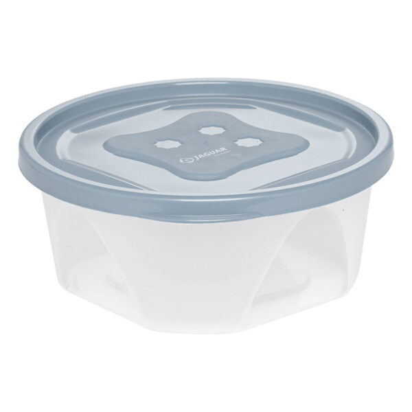 RECIPIENTE HERMETICO PLASTICO REDONDO 370 ML 15X20X8 CM - (ECT-8569)