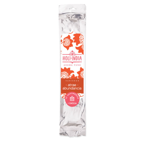 SAHUMERIO HOLI MINI PACK FRAGANCIA ATRAE ABUNDANCIA BOLSA X 15 UNIDADES - (VSH-MP01)