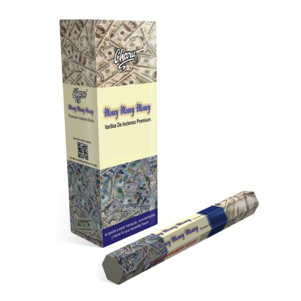 SAHUMERIO Hexagonal CHARU Money money money - caja x6 hexagonos - (VSH-SCH13)