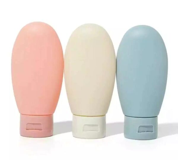 SET X 2 BOTELLAS RECARGABLES para cremas DE VIAJE - (BAK-8998)