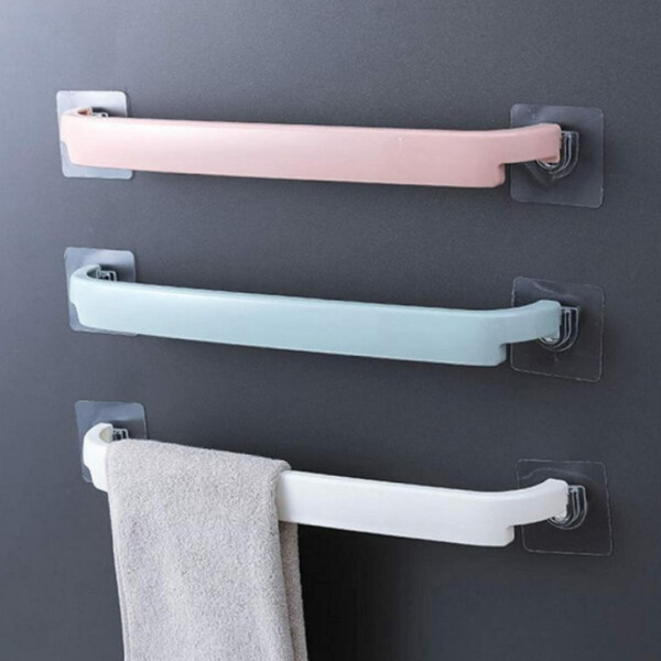 TOALLERO PLASTICO AUTOADHESIVO 45CM COLORES PASTEL - (BAK-4914906)